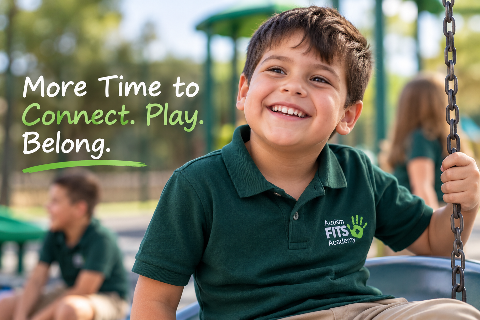 Representative student enjoying playground time during RISE Extended School Day